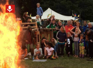 De buurtcamping in het Flevopark