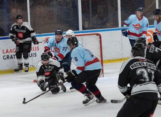 Amsterdam Tigers vs HIJS Hokij. Derde zege, drie goals