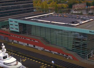 964 zonnepanelen geven energie aan Muziekgebouw