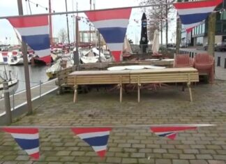 Een zonnige dag op IJburg in coronatijd