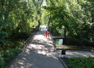 De parken, plantsoenen en postzegelparkjes van Oost