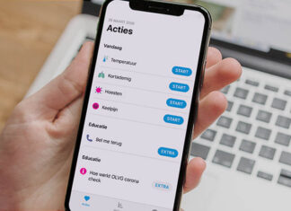 OLVG start doorontwikkeling corona app