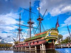 VOC-schip Scheepvaartmuseum maakt tijdelijk plaats voor clipper Stad Amsterdam
