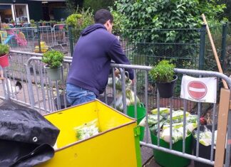 Vrijwillige voedselbank helpt ook kinderboerderij De Werf