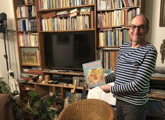 De boekenkast van Wim Kerkhove, de verhalenverteller van Oost