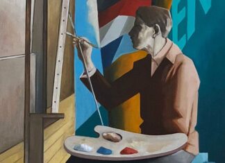 Expositie van werk van Olaf van der Beek in Loods 6