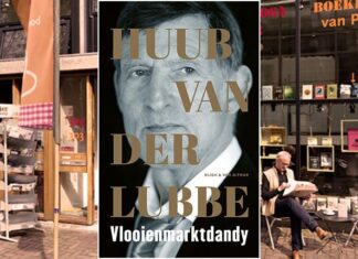 Huub van der Lubbe signeert zijn nieuwe boek ‘Vlooienmarktdandy‘