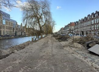 Tijdelijk fietspad om ruimte te maken voor aanleg fietsstraat