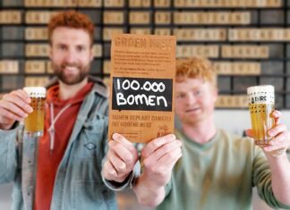 Bird Brewery plant samen met 400 horecazaken100.000 bomen in Afrika