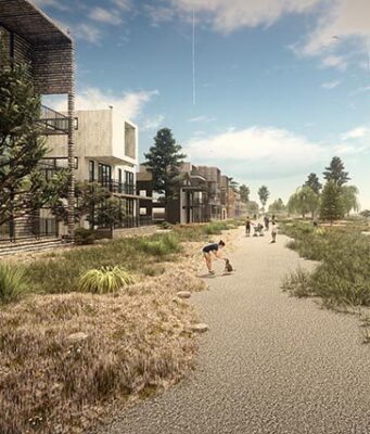 Huizen op Strandeiland straks gekoeld en verwarmd met water uit IJmeer