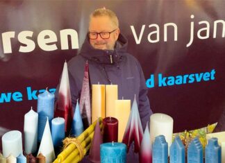 Kaarsenmaker Jan geeft oude kaarsen een nieuw leven