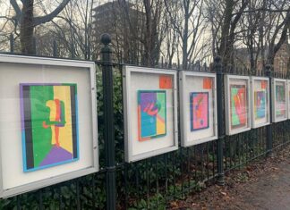Kunsthek tijdelijk aan de andere kant van het Oosterpark