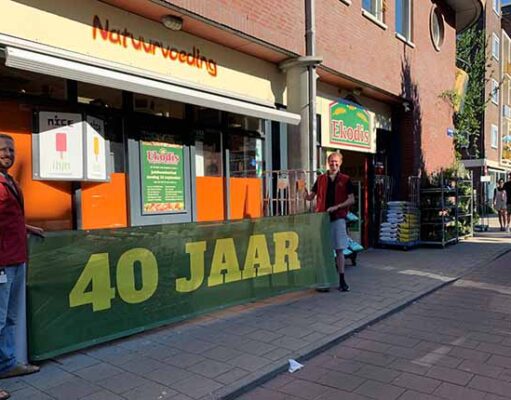 Feest bij Ekodis is markering van 40 jaar biologisch winkelen