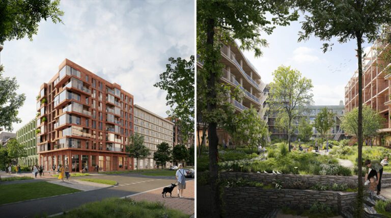 Bouw Hibi, woongebouw mét winkels in Amstelkwartier start in april