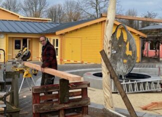 Overal op Camping Zeeburg wordt gewerkt om klaar te zijn voor het hoogseizoen