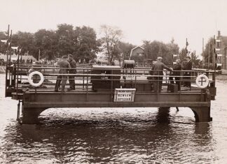Veerwagen onderhield jarenlang verbinding in Merwedekanaal