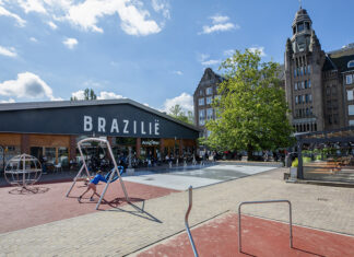 Grondfonteinen voor waterpret en spektakel voor kinderen op Lloydplein