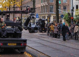 Honderd fietsers bij filmopnamen voor internationale tv-serie ETTY