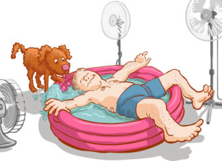 Hoeveel last heeft 1018 van zomerse hitte?