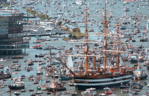 Twee musea, één haven: Het Scheepvaartmuseum en NEMO vieren SAIL