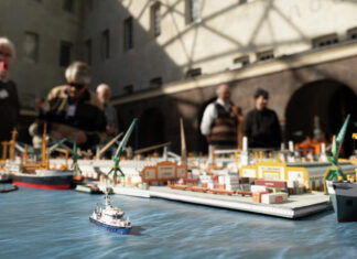 Bouwers en verzamelaars van historische scheepsmodellen laten hun modellen zien
