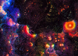 Openingsconcert van ADE 2025 met fractalkunstenaar Julius Horsthuis in Artis-Planetarium