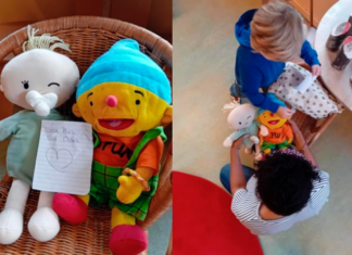 Bijzonder cadeau op de voorschool