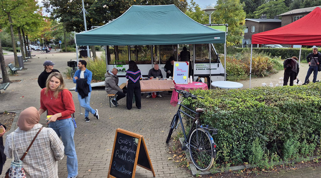 Maxime van Boven en Alexander Versteeg. Afscheid na vier jaar dichtbij de buurt