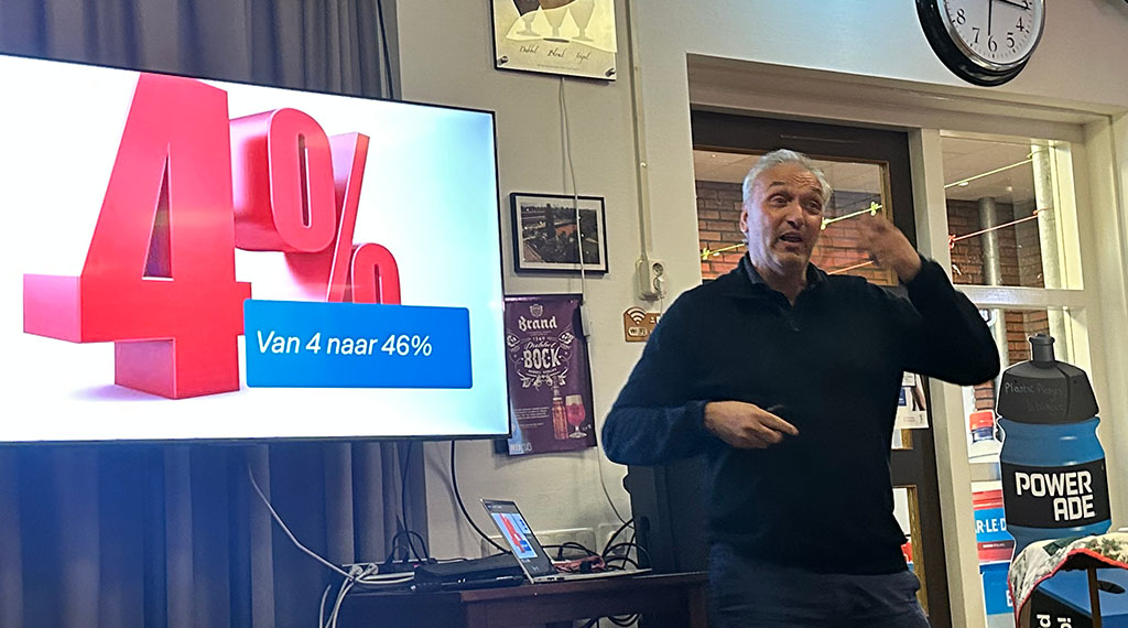 Veel belangstelling voor sportcafé Oost bij VVGA