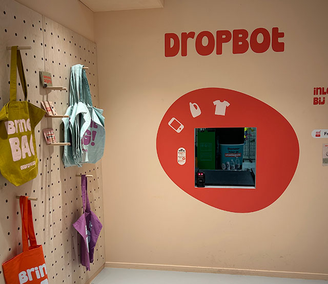 Afval droppen bij Droppie