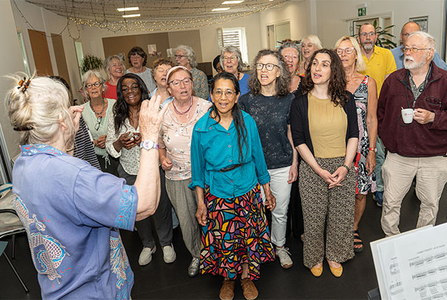 Oosterparkkoor zingt met plezier