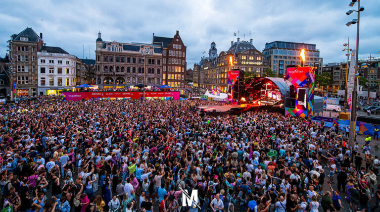 Dj Don Diablo luidt MainStage Pride Amsterdam in met show op de Dam