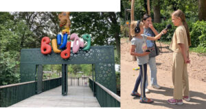Jonge podcastmakers gaan op avontuur in speelpark Blijdag