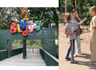 Jonge podcastmakers gaan op avontuur in speelpark Blijdag