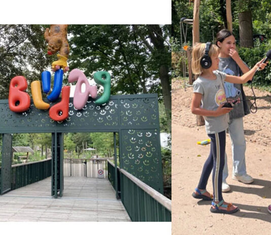 Jonge podcastmakers gaan op avontuur in speelpark Blijdag