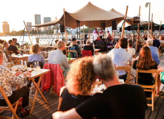 Deze zomer zeven weken concerten op het terras van het Muziekgebouw