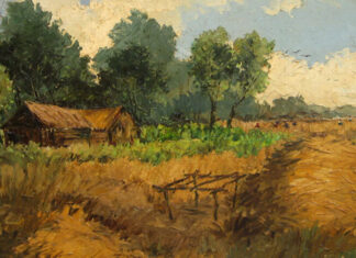 Schilderij van Wim Bos Verschuur over onafhankelijkheidsstrijd Suriname in Verzetsmuseum