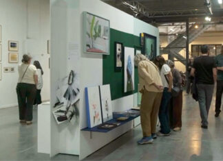 IJ Kunst Collectief exposeerde in de Bagagehal. We kijken met je terug